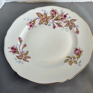Set of 4 Zeh Scherzer Bavaria Germany 07354 78 Elite Salad Dessert Plates Floral